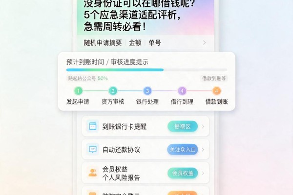 没身份证可以在哪借钱呢？5个应急渠道适配评析，急需周转必看！