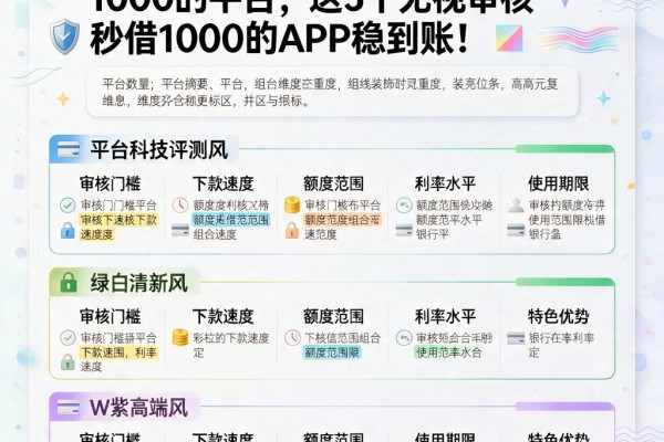 2026速览!有个不审核放款1000的平台,这5个无视审核秒借1000的APP稳到账