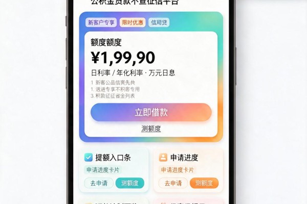 2026速看!盘点5家专注短期周转的公积金贷款不查征信平台