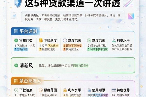 无需信用评分也能贷!这5种贷款渠道一次讲透