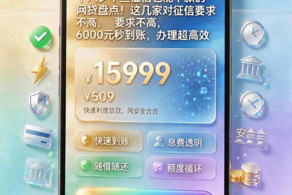 十八岁不查征信也能下款的网贷盘点！这几家对征信要求不高，6000元秒到账，办理超高效
