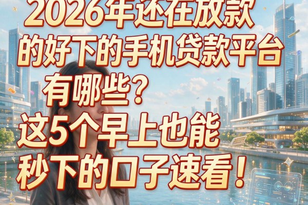 2026年还在放款的好下的手机贷款平台有哪些？这5个早上也能秒下的口子速看！