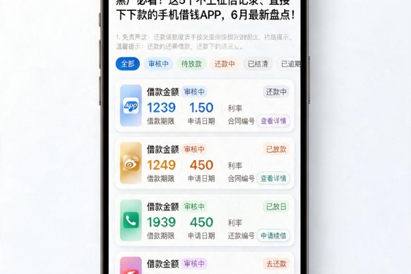 黑户必看！这5个不上征信记录、直接下款的手机借钱APP，6月最新盘点！