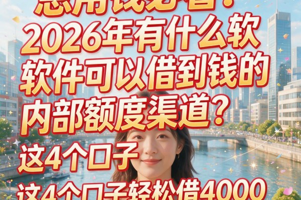 急用钱必看!2026年有什么软件可以借到钱的内部额度渠道?这4个口子轻松借4000