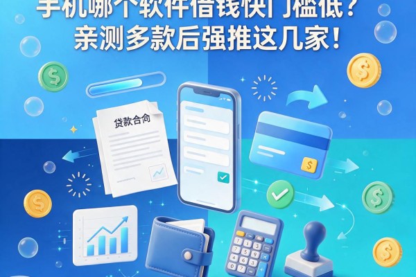 三月实测!手机哪个软件借钱快门槛低?亲测多款后强推这几家