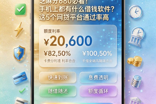 芝麻分680必看!手机上都有什么借钱软件?这5个网贷平台通过率高