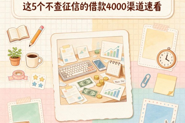 大学生贷款5000口子2026年实测盘点！这5个不查征信的借款4000渠道速看