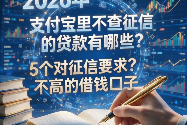 支付宝里不查征信的贷款有哪些?2026年这5个对征信要求不高的借钱口子,轻松借到1000元