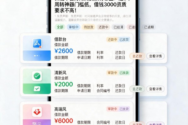 微信平台好用的贷款有哪些?这5个周转神器门槛低,借钱3000资质要求不高!