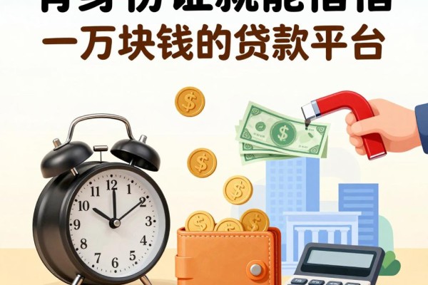 有身份证就能借!一万块钱的贷款平台真实下款证据来了