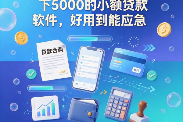 黑户专属!这5个秒下5000的小额贷款软件,好用到能应急