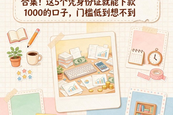 2026最新身份证能借钱的APP合集！这5个凭身份证就能下款1000的口子，门槛低到想不到