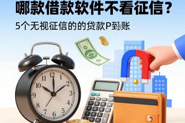 2026年必抢！哪款借款软件不看征信？这5个无视征信的贷款APP秒批到账