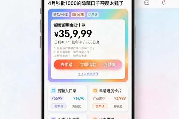 芝麻信用分669求贷款必看!4月秒批1000的隐藏口子额度太猛了