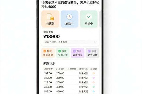 黑户秒贷款5000必下！2026年这5个征信要求不高的借钱软件，黑户也能轻松秒批4000