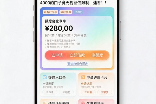 2026年贷款只看近两年征信?这5个借4000的口子竟无视征信限制,速看!