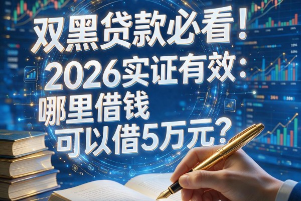 双黑贷款必看!2026实证有效:哪里借钱可以借5万元?这5个极速借口子今日评析出炉