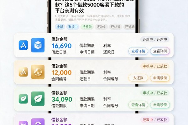急用钱必看!2026年怎样网上办理贷款?这5个借款5000容易下款的平台亲测有效
