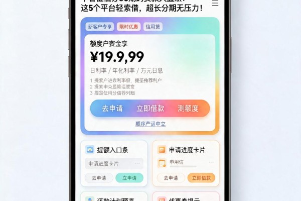 不看征信分36期的贷款大盘点!这5个平台轻松借,超长分期无压力!