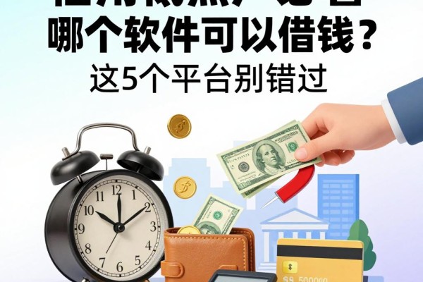 信用低黑户必看!哪个软件可以借钱?这5个平台别错过,2026年真实可借50000
