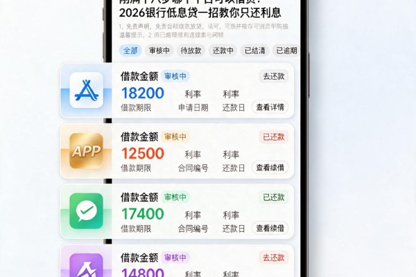 刚满十八岁哪个平台可以借贷？2026银行低息贷一招教你只还利息