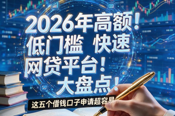 黑户专属!2026年高额低门槛快速网贷平台大盘点:这五个借钱口子申请超容易