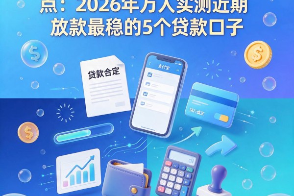 支付宝入口的借款平台盘点：2026年万人实测近期放款最稳的5个贷款口子