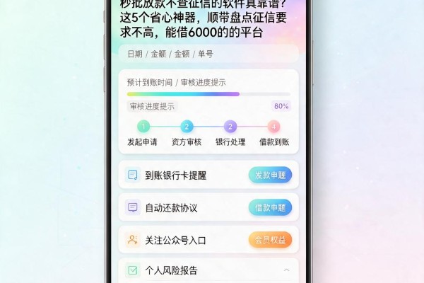 秒批放款不查征信的软件真靠谱?这5个省心神器,顺带盘点征信要求不高、能借6000的平台