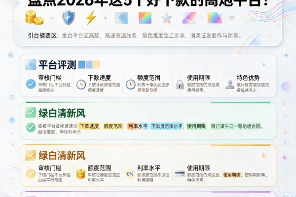 凭身份证就能贷的小额贷款来了!盘点2026年这5个好下款的高炮平台