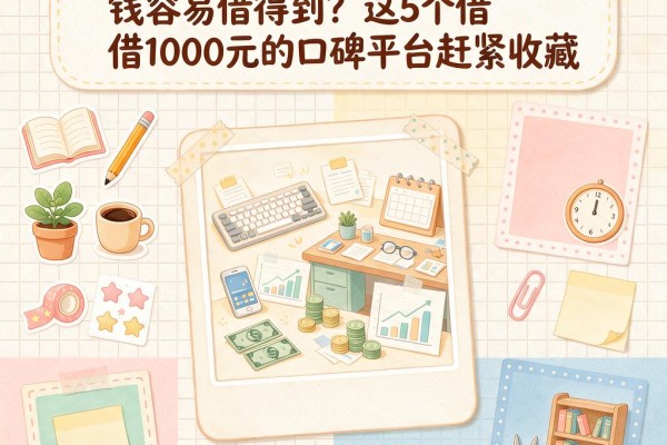 急用钱必看!4月哪个软件借钱容易借得到?这5个借1000元的口碑平台赶紧收藏