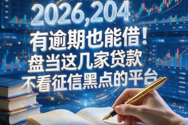 有逾期也能借！盘点这几家贷款不看征信黑点的平台，秒下款超顺手