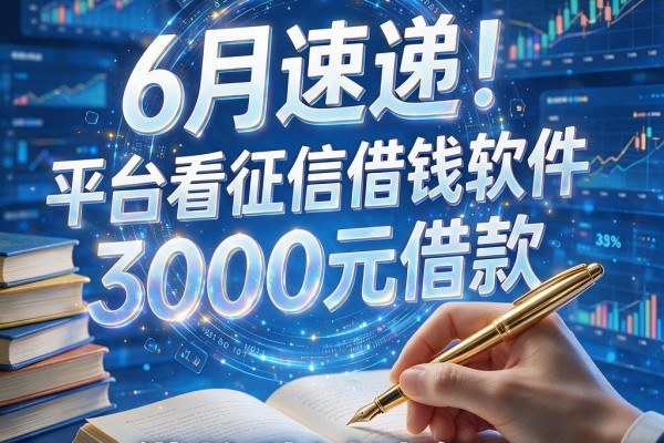 6月速递!这5个平台不看征信借钱软件,3000元借款秒过速领!