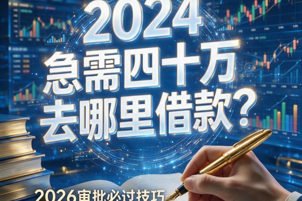 急需四十万去哪里借款？2026审批必过技巧+5个急需五万的口子大盘点