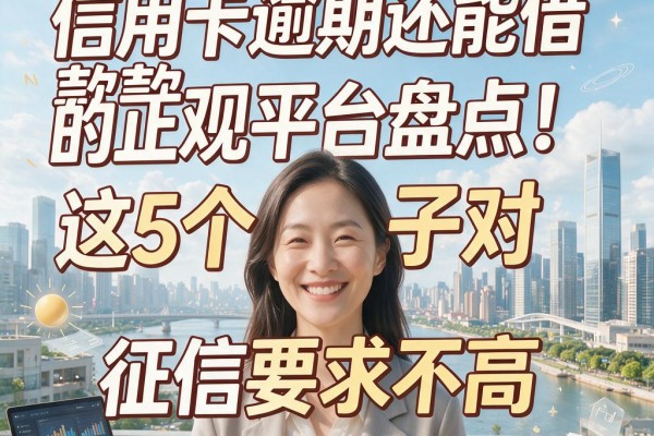 信用卡逾期还能借款的正规平台盘点!这5个口子对征信要求不高
