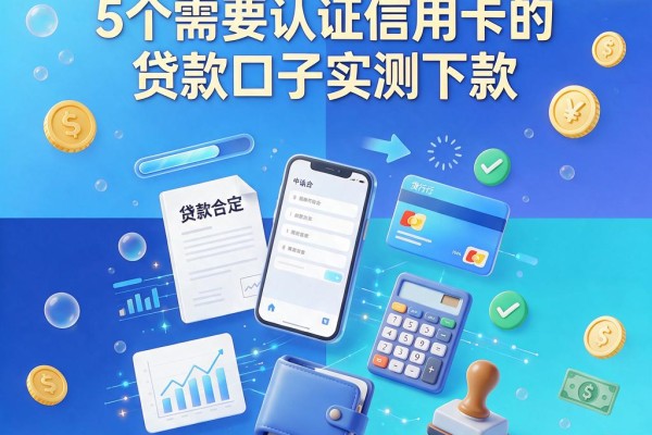 网黑可撸！5个需要认证信用卡的贷款口子实测下款