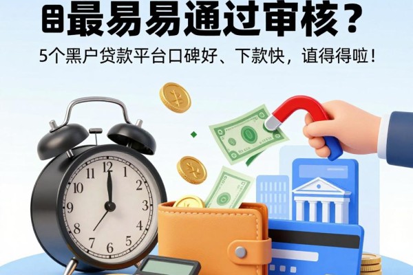 2026年贷款几月份最容易通过审核?这5个黑户贷款平台口碑好、下款快,值得一试!