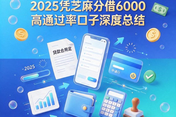 芝麻信用分贷款平台推荐:2025凭芝麻分借6000高通过率口子深度总结