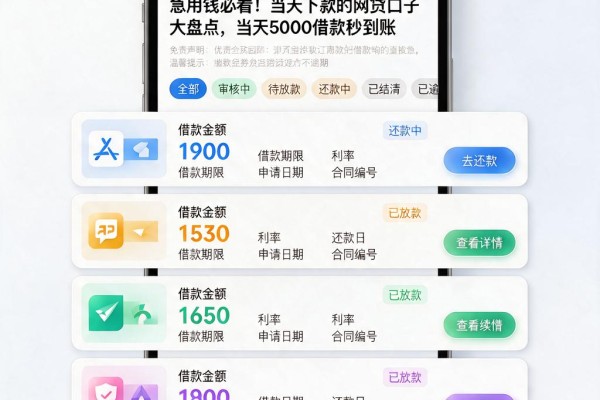 急用钱必看！当天下款的网贷口子大盘点，当天5000借款秒到账