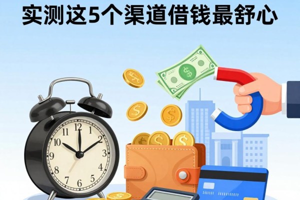 2026征信黑、征信花、征信烂必看!实测这5个渠道借钱最舒心