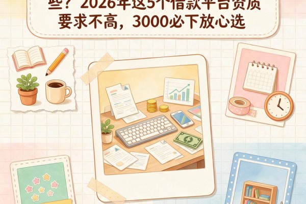 不看资质认证的贷款软件有哪些？2026年这5个借款平台资质要求不高，3000必下放心选