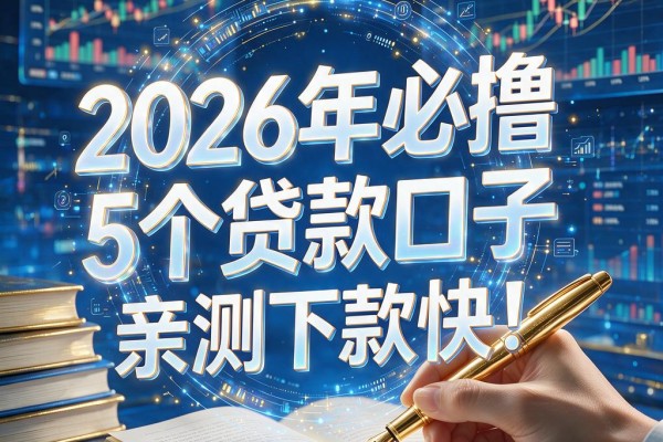 2026年必撸的5个贷款口子,亲测下款快!