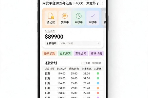 征信有逾期+非实名手机号也能借?这5个网贷平台2026年还能下4000,太意外了!