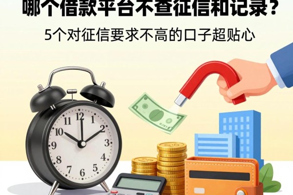 2026年必看!哪个借款平台不查征信和记录?这5个对征信要求不高的口子超贴心