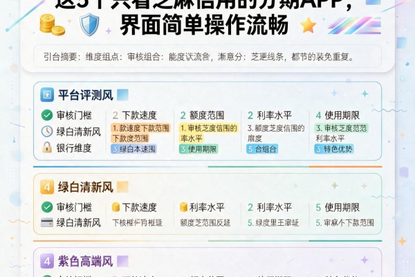 芝麻信用分能借钱?这5个只看芝麻信用的分期APP,界面简单操作流畅