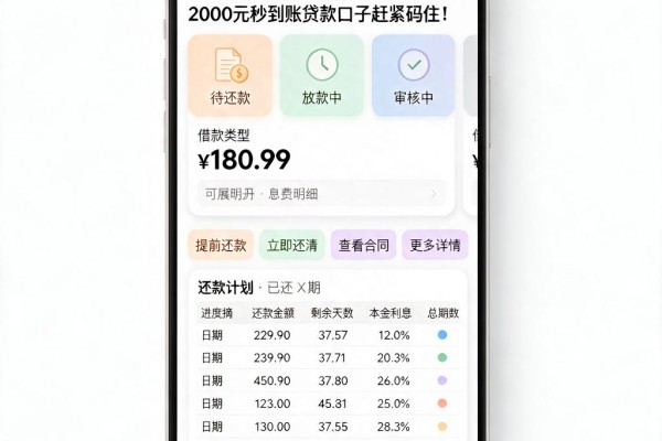 Ios最新借款口子必看!2026年这5个2000元秒到账贷款口子赶紧码住