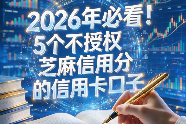 2026年必看!5个不授权芝麻信用分的信用卡口子,借款2000门槛超低