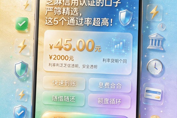 芝麻信用认证的口子严筛精选，这5个通过率超高！