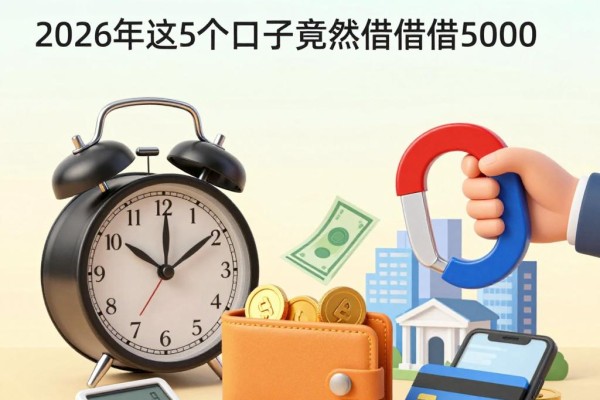 黑户也能下款的借款平台大盘点!2026年这5个口子竟然能借5000