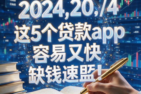 这5个贷款app容易又快,缺钱速盯!