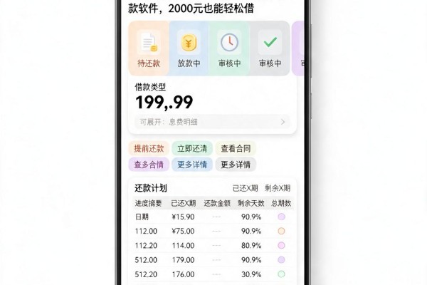 2026年必看！5个门槛低分期长的贷款软件，2000元也能轻松借